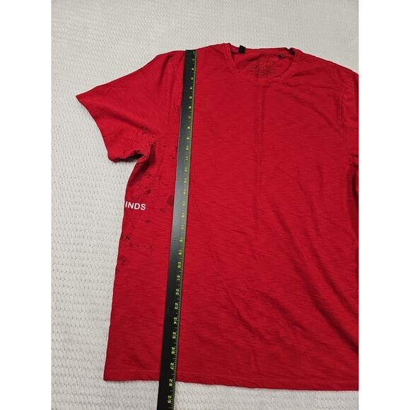 Buffalo David Bitton Shirt Mens 2X Red Short Sleeve Crew Neck - Picture 2 of 7